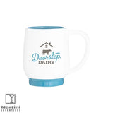 12 oz Stackable Ceramic Mug Blue