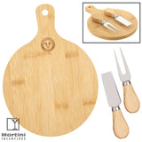 Bamboo Cheese Board Knife Set