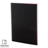 FSC Recycled 5-subject Notebook Black Back