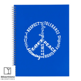 FSC Recycled 5-subject Notebook Blue