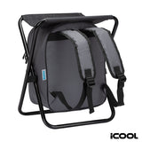 iCOOL® Cape Town 20-Can Capacity Backpack Cooler Chair - GR4608 - Martini Incentives