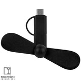Mini USB Cellphone Fan black