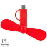 Mini USB Cellphone Fan red