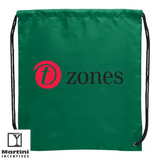 Polyester Drawstring Bag green