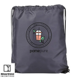 Polyester Drawstring Bag grey
