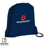 Polyester Drawstring Bag navy blue