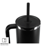 Travel Tumbler 40oz with Straw black
