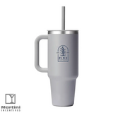 Travel Tumbler 40oz with Straw white