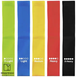 Yoga Resistance Bands with Pouch colors