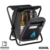 iCOOL 20 Can Backpack Cooler Chair bottles inside
