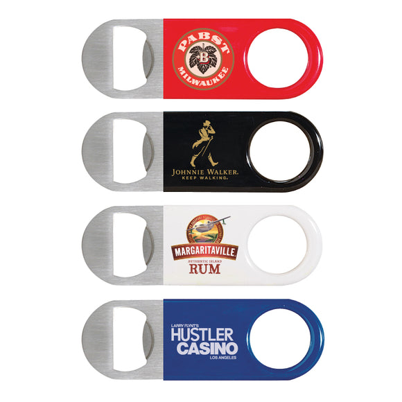 Short Paddle Vinyl Wrapped Bottle Opener B-OPEN10A - Martini Incentives