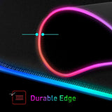 Customizable Printed RGB Gaming Mouse Pad Durable edge