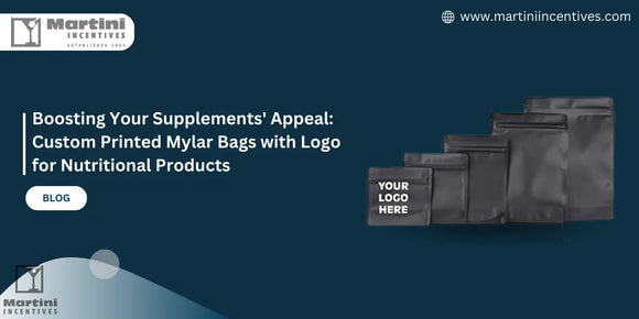 Custom Printed Mylar Bags with Logo for Nutritional Products
