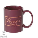 11oz Coffee Mug Maroon Martini Incentives