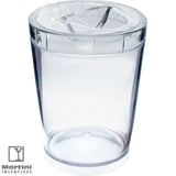 12Oz. Clear candy jar with clear lid