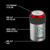 12 oz. Thermos Double Wall Stainless Steel Can Insulator M2700