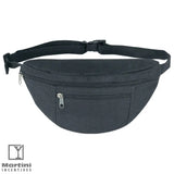 600D Polyester Double Zipper Fanny Pack