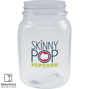 26oz Clear PVC Square Mason Jar MJBS26