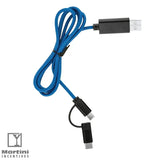 3-in-1 Braided Charging Cable CA1131