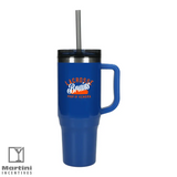 40 oz Eco-Friendly Straw Tumbler blue 2