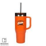 40 oz Eco-Friendly Straw Tumbler orange