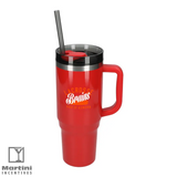 40 oz Eco-Friendly Straw Tumbler red