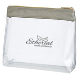 Sadie Satin Clear Cosmetic Bag - CPN-552453921 - Martini Incentives