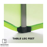 6' RPET Stretch Table Cover feet