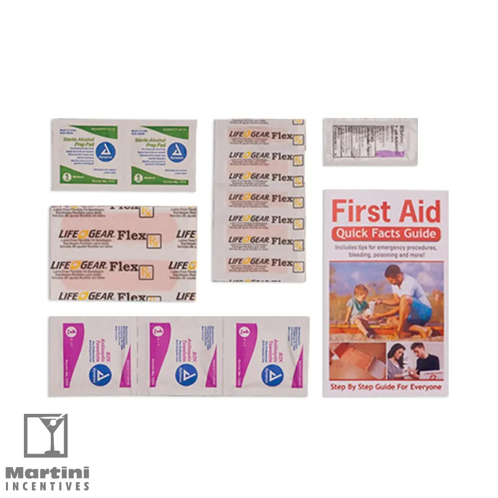 Basic First Aid Kit in a Resealable Plastic Bag – Martini Incentives