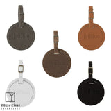 Culver Round Leather Luggage Tag TCULVER