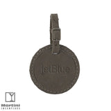 Culver Round Leather Luggage Tag TCULVER