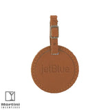 Culver Round Leather Luggage Tag TCULVER