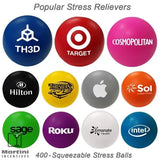 Foam Squeezable Stress Balls custom logos