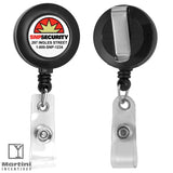 LORAIN VL 30" Cord Round Retractable Badge Reel and Badge Holder with Metal Slip Clip Attachment - RBR