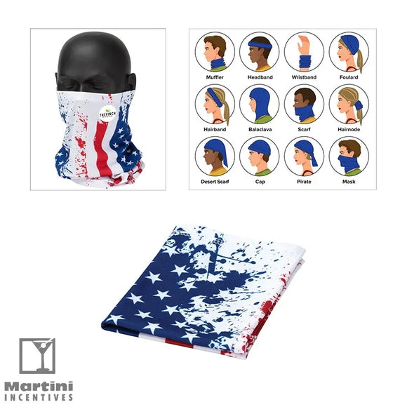 Multi-Function USA Flag Gaiter/Wrap