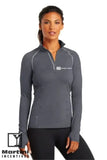 OGIO ENDURANCE Ladies Nexus 1/4-Zip Pullover Grey