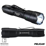 Pelican Tactical Flashlight on and top view