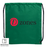 Polyester Drawstring Bag green