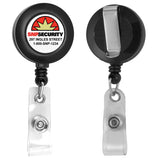 "LORAIN VL" 30" Cord Round Retractable Badge Reel and Badge Holder with Metal Slip Clip Attachment - RBR - Martini Incentives