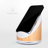 Bamboo 15W Qi Charging Wireless Speaker and Phone Stand - RS2000 - Martini Incentives