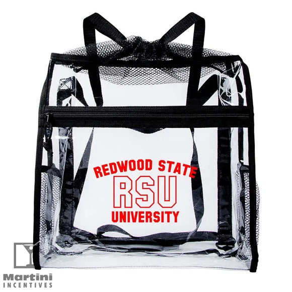 Ramsey Clear Drawstring Backpack - KT9001