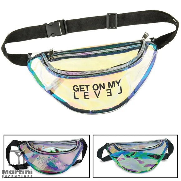 Reflective Holographic Fanny Pack