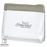 Sadie Satin Clear Cosmetic Bag - CPN-552453921