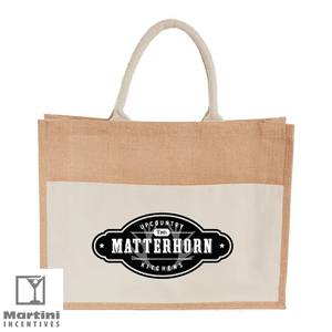 Shopper Tote with Recycled Cotton Pocket