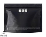 Child-Resistant Matte Black Mylar Bags