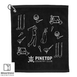 15" x 18" Terry Golf Towel black