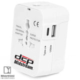 Universal International Travel Adapter USB USB-C