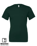 BELLA CANVAS  Jersey Tee Dark Geen