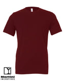 BELLA CANVAS  Jersey Tee 3001 Dark red