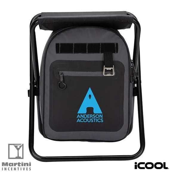 iCOOL® Cape Town 20-Can Capacity Backpack Cooler Chair - GR4608
